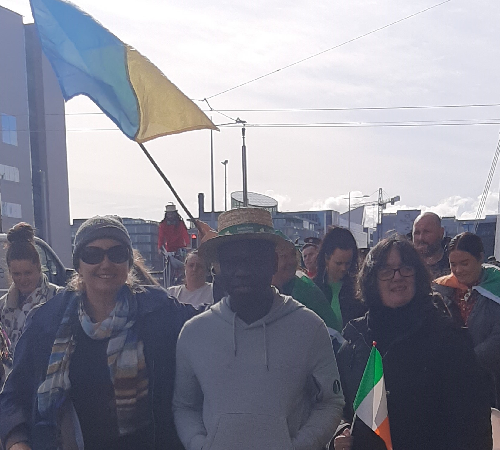 Showing solidarity with the Ukraine 
