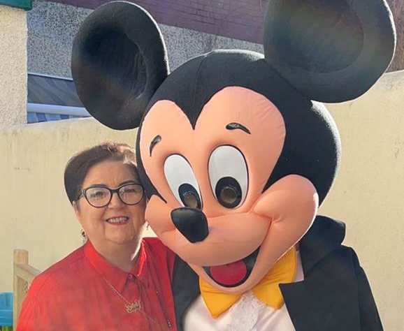 Sylvia meets Mr Mouse
