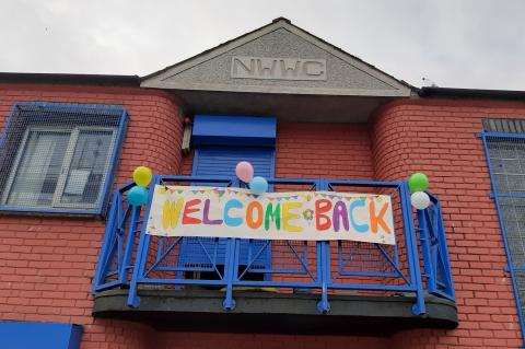 Welcome back decorations at NWCDP