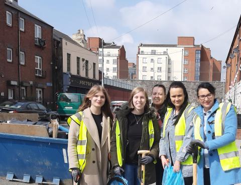 Street Clean up in April 