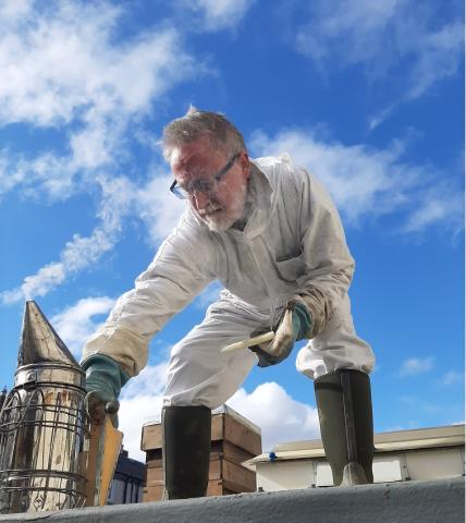 Smoking the bees